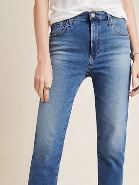 Ag Adriano Goldschmied Isabella High Rise Denim Jeans